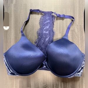 Victoria’s Secret Very Sexy Lightly Lined Halter Bra 38D Navy Blue